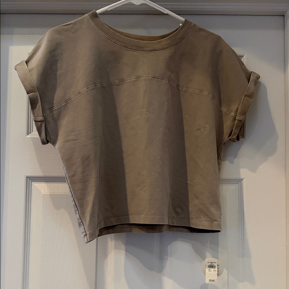 Offline by Aerie Casual Tan Women's Top